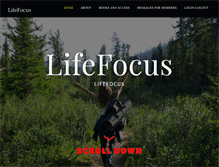 Tablet Screenshot of lifefocus.com